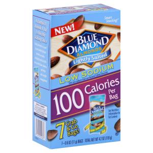 Blue Diamond Almonds - 100 Calorie Low Sodium Almond