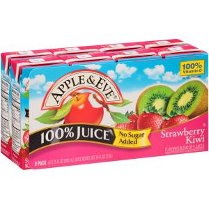 Apple & Eve - 100 Jce Straw Kiwi 8pk