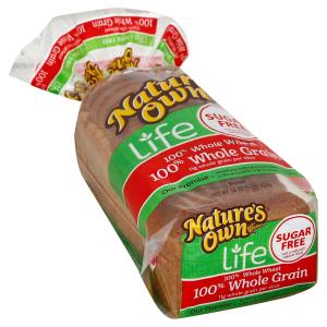 Nature's Own Bread - 100 Whole Wheat wg Sugarfree