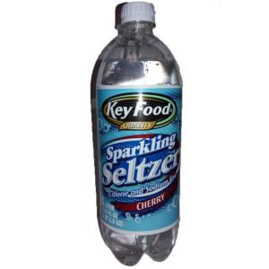 Key Food - 1Liter Seltzer Cherry