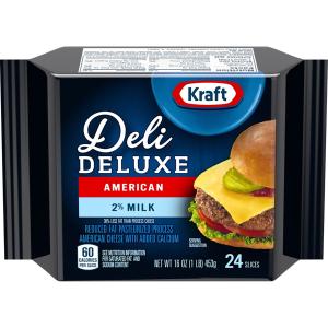 Kraft - 2 Deli Deluxe American Single