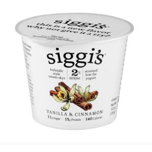 Siggi's - 2 Vanilla Cinnamon Yogurt