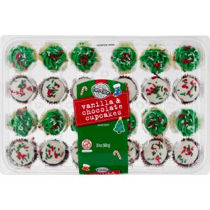 2--ite - 24ct Mini Christmas Cupcakes