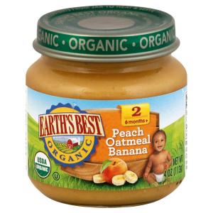 earth's Best - Peach Oatmeal Banana