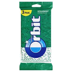 wrigley's - 3pk Spearmint Gum Sugarfree