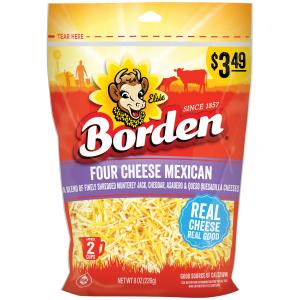 Borden - 4 Chs Mex Fine Shred