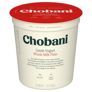 Chobani - Whole Milk Plain Greek Yogurt