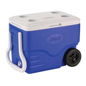 Citterio Fresco - 40qt Wheeled Cooler Blue