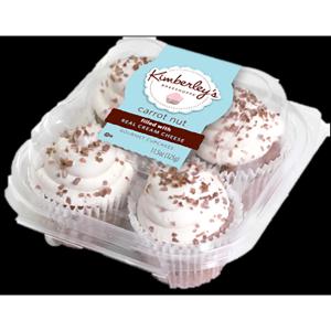 kimberley's - 4pk Carrot Nut Cupcake