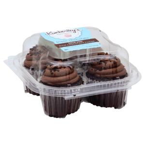 kimberley's - 4pk Triple Choc Iced Cupcake