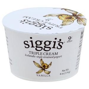 Siggi's - Triple Cream Vanilla Yogurt