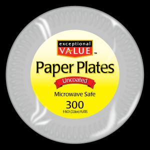 Exceptional Value - 9in White Plates