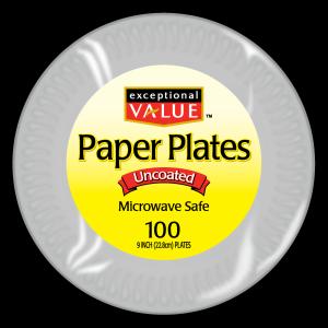 Exceptional Value - 9in White Plates