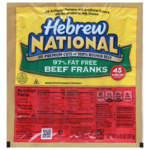 Hebrew National - 97 Fat Free Frank