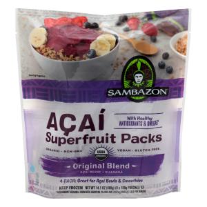 Sambazon - Acai Smthie 4pk Orgnl