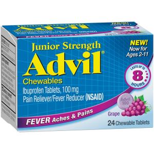 Advil - Advil jr Chwble Tab 100mg Grpe