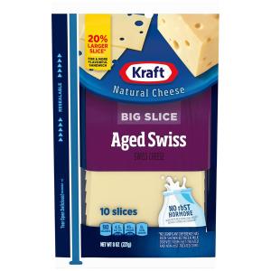 Kraft - Aged Swiss Natrl Slices Cheese