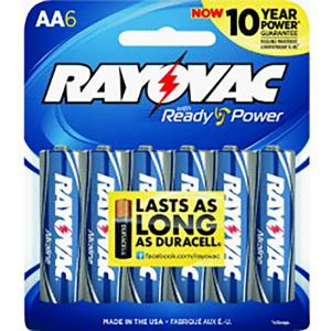 Rayovac - Rayovac Alklaine Battery aa