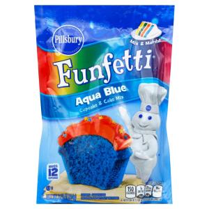 Pillsbury - Aqua Blue Cake Mix Pouch