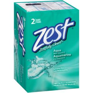 Zest - Aqua Soap 2 Bars