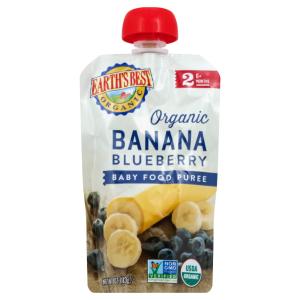 earth's Best - Baby Puree Banana Bluebrr