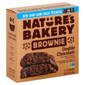 nature's Bakery - Bar Brownie ww Choc 6ct