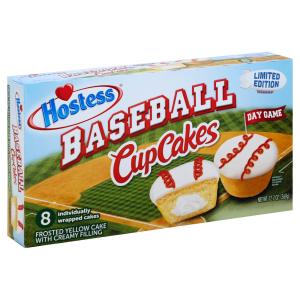 Hostess - Baseball Cupcakes 8pk