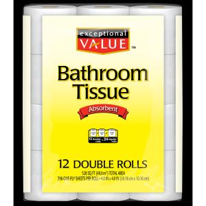 Exceptional Value - Bath Tissue Double Roll