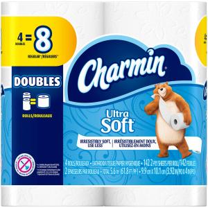 Charmin - Bath Tissue Ult Soft 4 Dbl rl