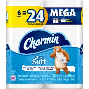 Charmin - Bath Tissue Ult Soft 6Mga rl