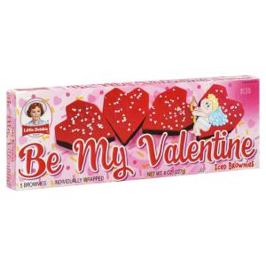 Little Debbie - be my Valentine Iced Brownie