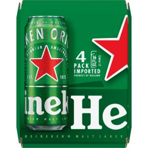 Heineken - Beer 4Pk16oz