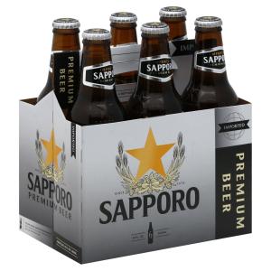 Sapporo - Beer nr 6pk 12oz