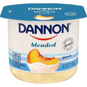 Dannon - Blended Peach lf Yogurt