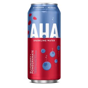 Aha - Blueberry Pomegranate Sparkling Watr Can