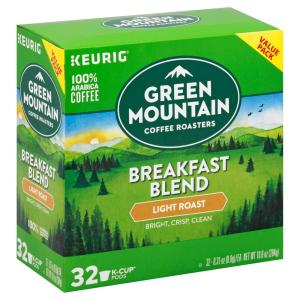 Green Mountain - Breakfast Blend K Cups Coffee