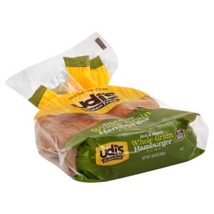 udi's - Buns Hamburgr Whl Grn 4ct