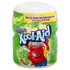 kool-aid - Cannister Green Apple