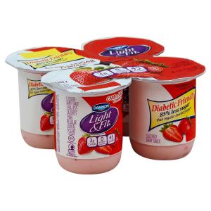 Dannon - Carb Ctrl Strawberry Crm 4pk