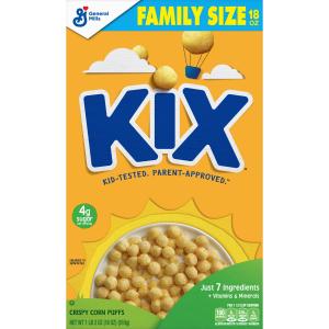 General Mills - Kix Crispy Corn Puff Breakfast Cereal