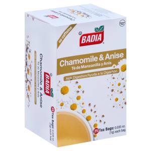 Badia - Chamomile Anise Tea Bags