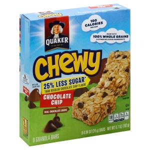 Quaker - Chewy Low Sugar Choc Chip