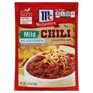 Mccormick - Chili Mix Mild Less Sodium