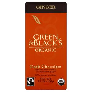 Green & black's - Choc Bar Drk Gngr