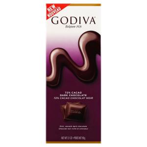 Godiva - Choc Bar Tblt Drk 722rcnt