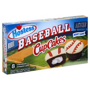 Hostess - Choc Baseball Cupcakes