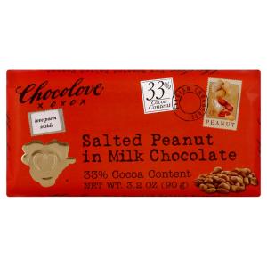 Chocolove - Choc Bar Mlk Sltd Pnut