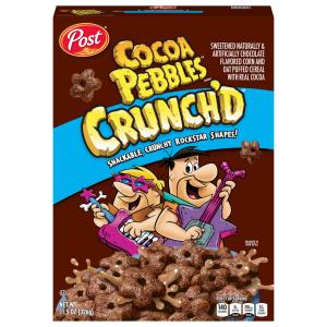 Post - Cocoa Pebbles Crunchd Cereal