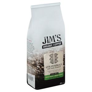 jim's Organic Coffee - Coffee Bean Columbian Org