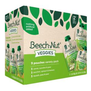 Beechnut - Stage 2 Convienient Pouch Veg Vrty Pck